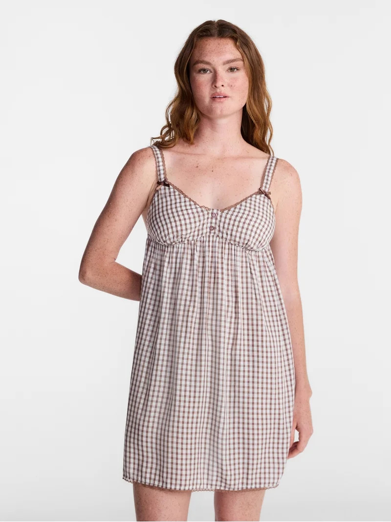 No Boundaries(No ratings yet) No Boundaries Woven Sleep Dress, Women's XXS-XXL  Free 90-day retur... | Walmart (US)