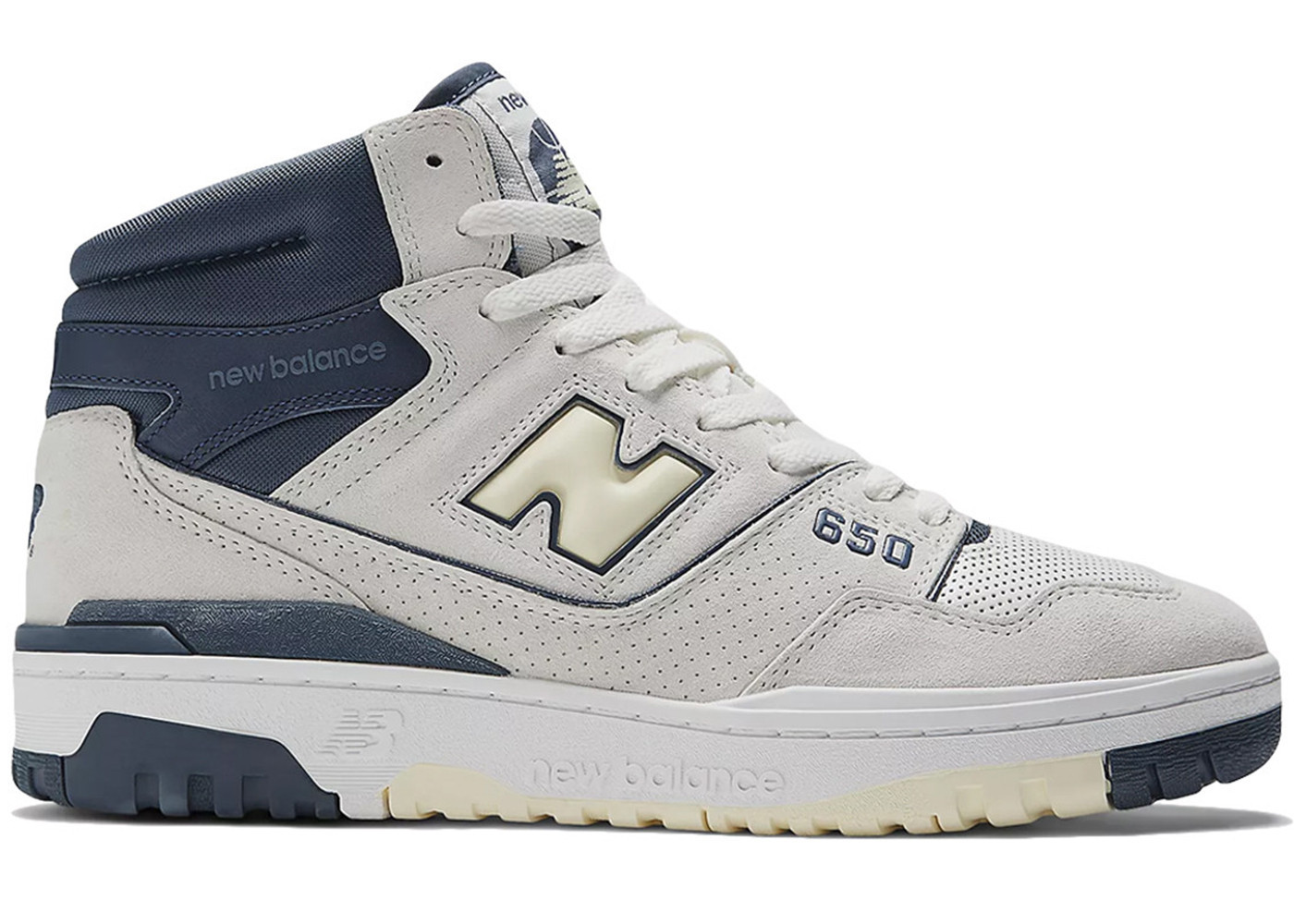 Men's New Balance 650R Navy Sneakers in Sea Salt/Nb Navy Blue/Dawn Glow | StockX