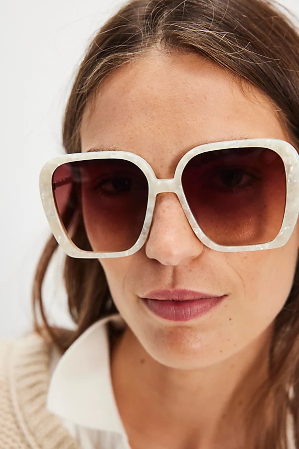 Lele Sadoughi Athens Oversized Sunglasses | Free People (Global - UK&FR Excluded)