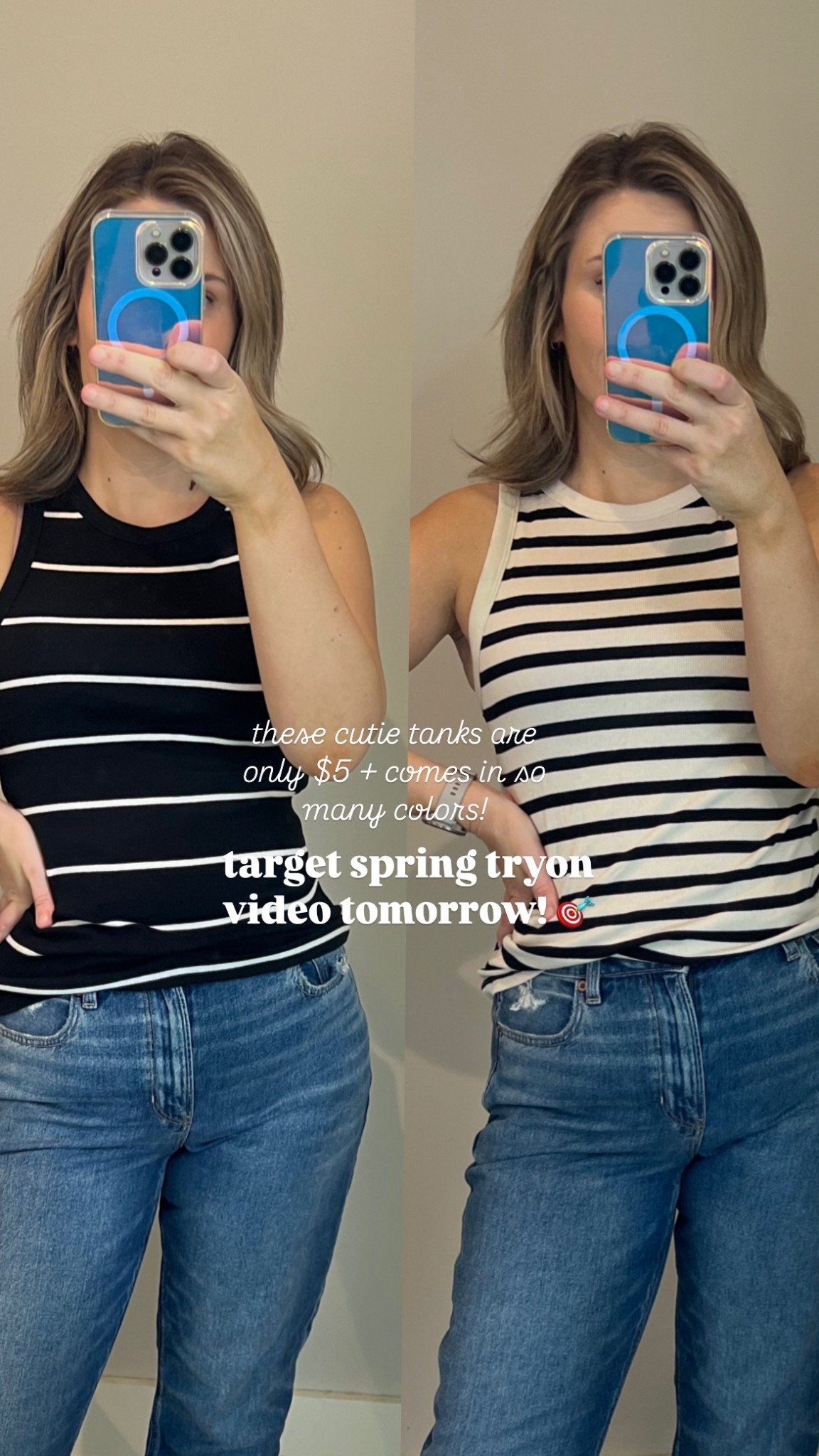 Target Spring Tanks on sale 

#LTKSaleAlert #LTKMidsize #LTKFindsUnder50