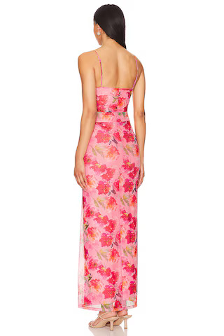 Ciara Maxi Dress in Pink Floral | Revolve Clothing (Global)