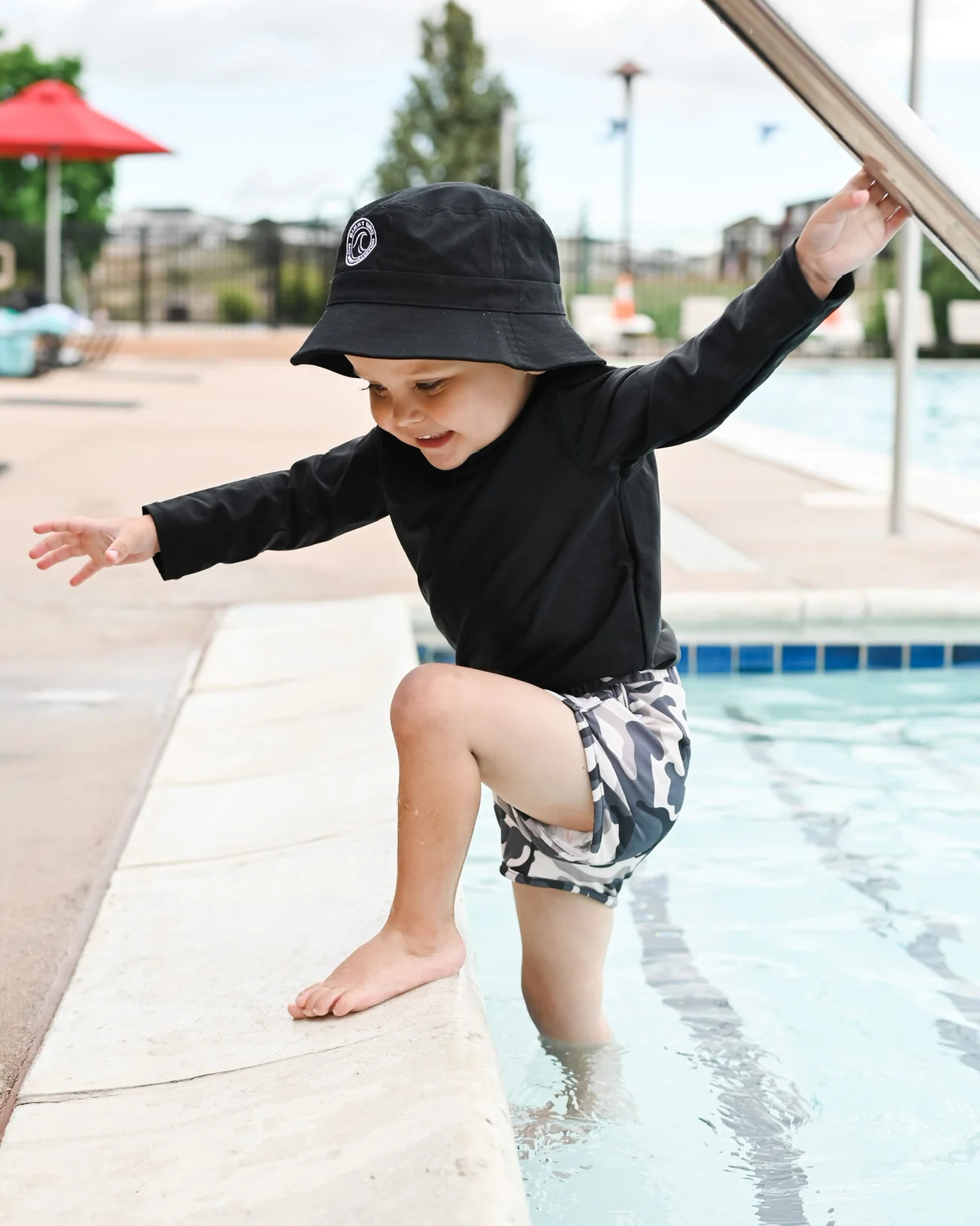 COMMANDER CAMO DREAM SWIM SHORTIES | Dream Big Little Co.