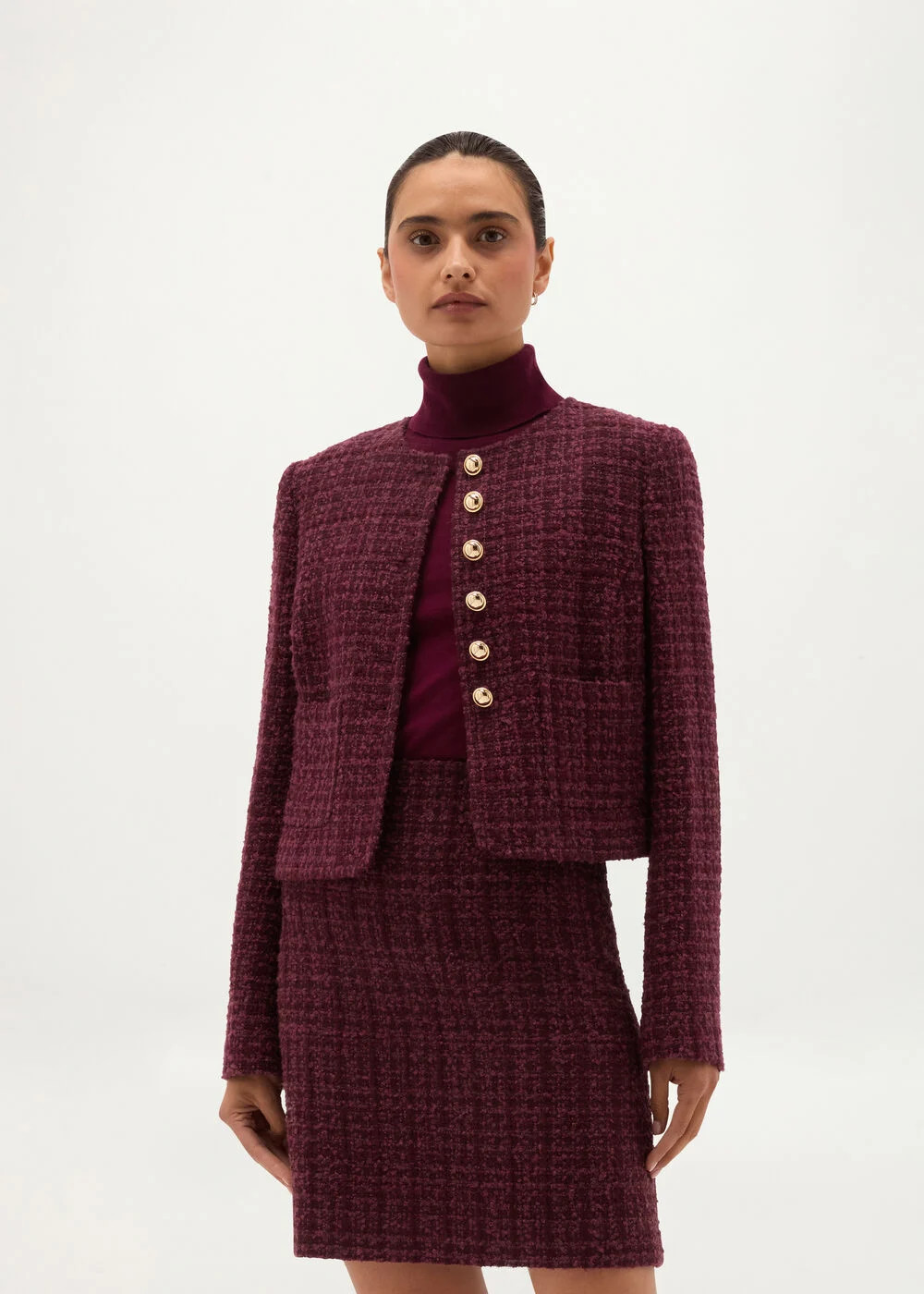 Maria Tweed Jacket | Hobbs UK | | Hobbs