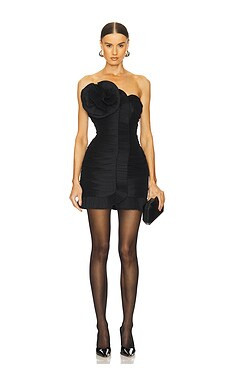 Ronny Kobo Daniel Dress in Jet Black from Revolve.com | Revolve Clothing (Global)