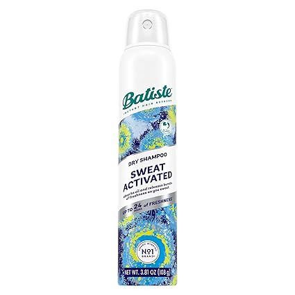 Batiste Sweat Activated Dry Shampoo, Neutralizes Odor for Up to 24 Hours & Prevents Sweat Buildup... | Amazon (US)