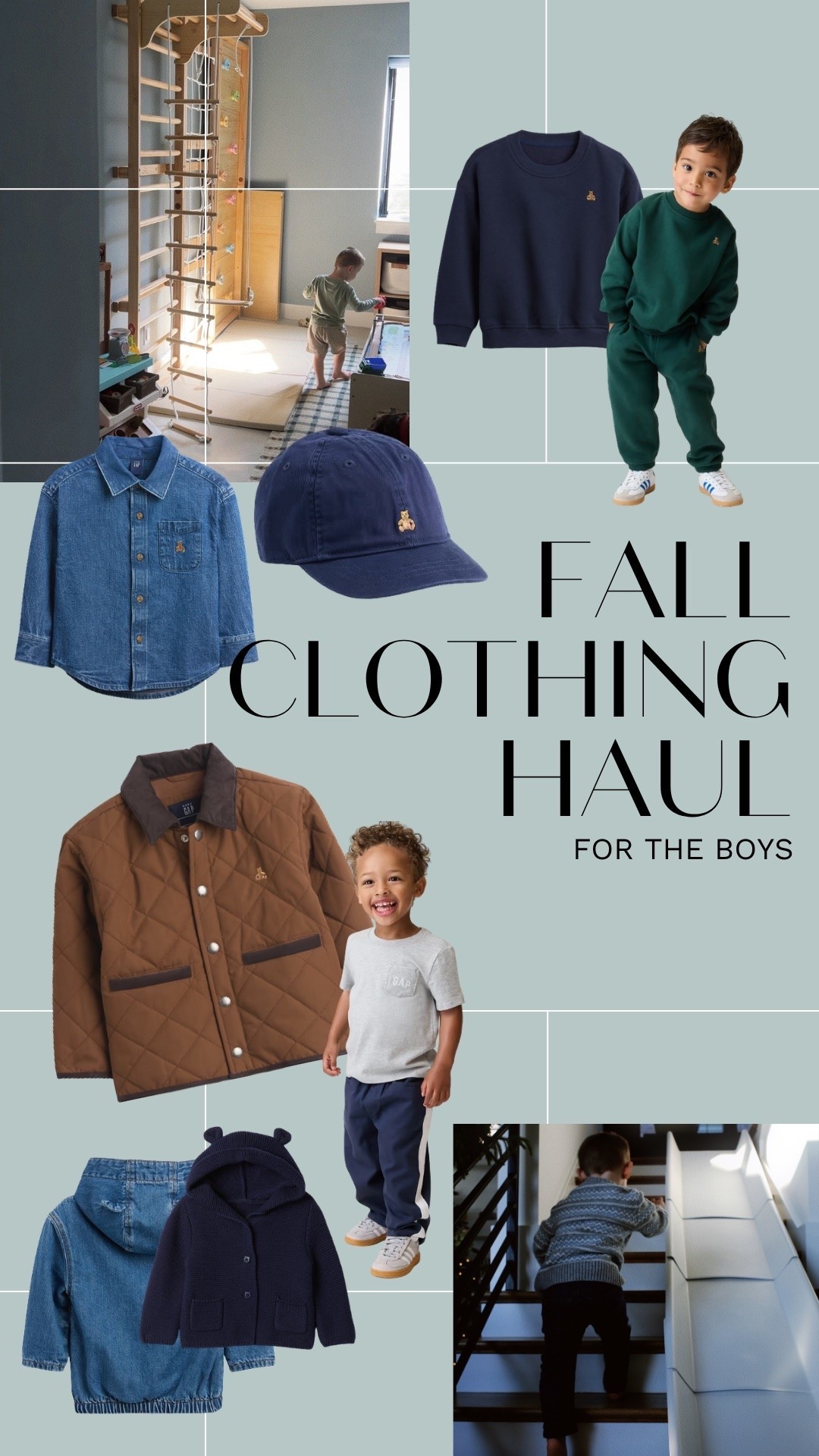 We shop gap for so many of our seasonal staples for the boys! Just ordered these for fall - all are 50% off!

#LTKmomlife #LTKBaby #LTKKids