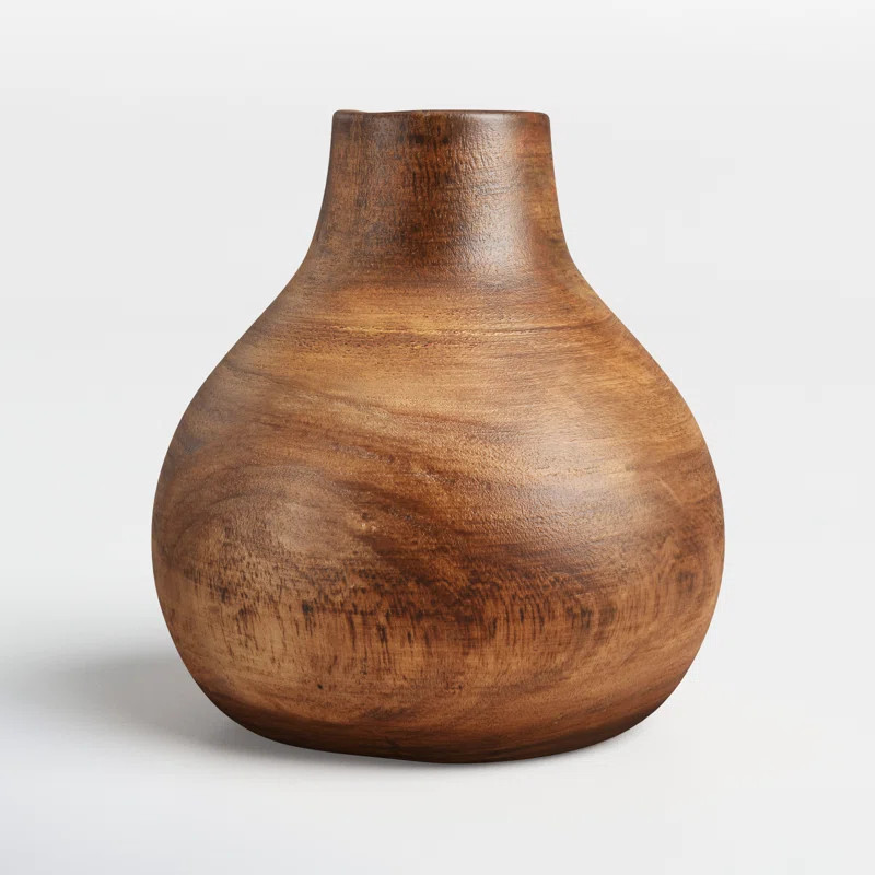 Mylo 8'' Solid Wood Table Vase | Wayfair North America