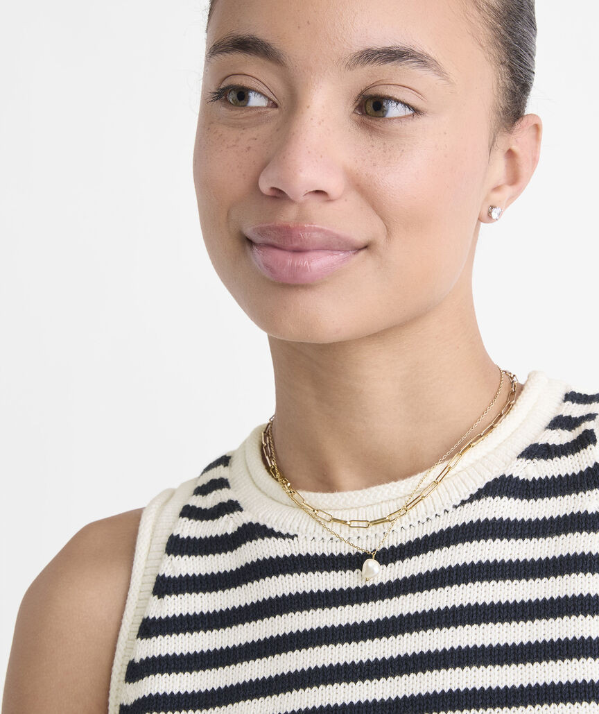 Katie Cotton Rollneck Sweater Tank | vineyard vines