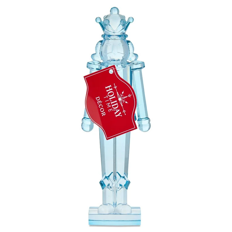 Transparent Decorative Nutcracker, Blue, 7.25", by Holiday Time - Walmart.com | Walmart (US)