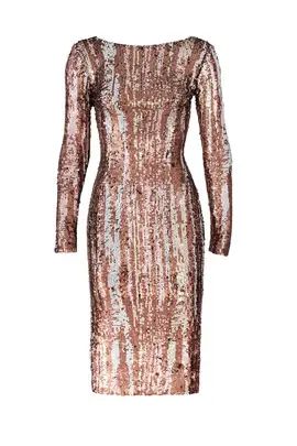 Bronze Sequin Emery Dress | Rent the Runway