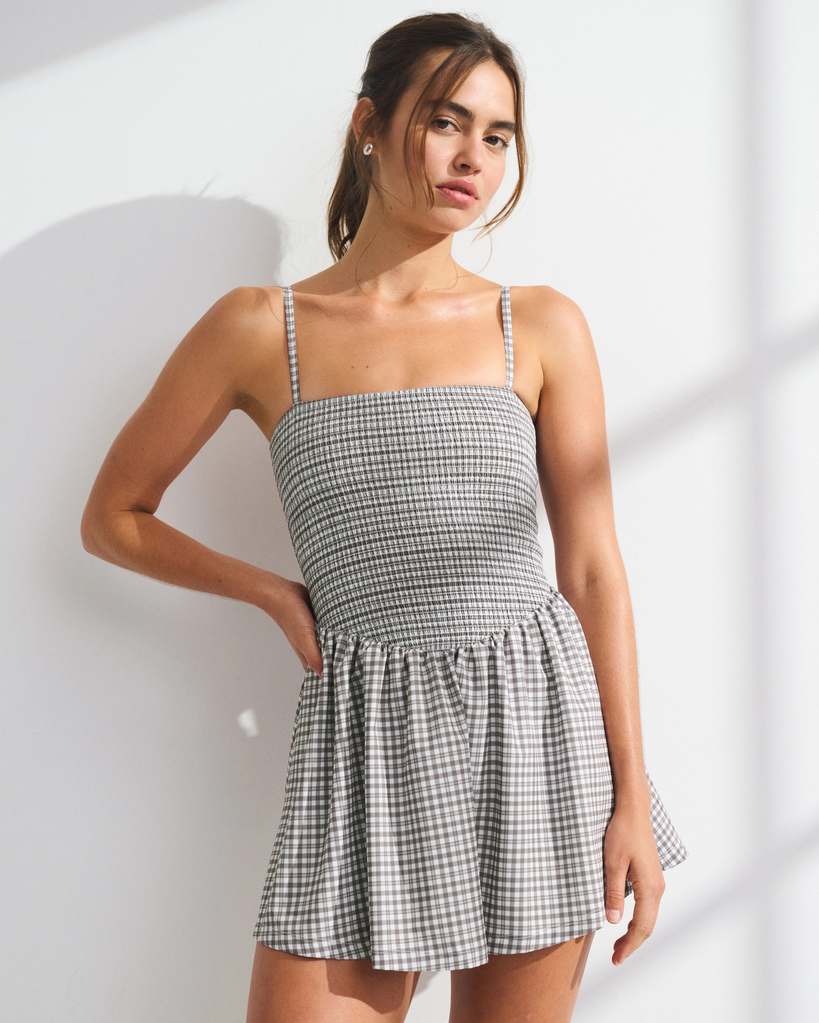 YPB motionTEK Active Mini Dress | Abercrombie & Fitch (US)