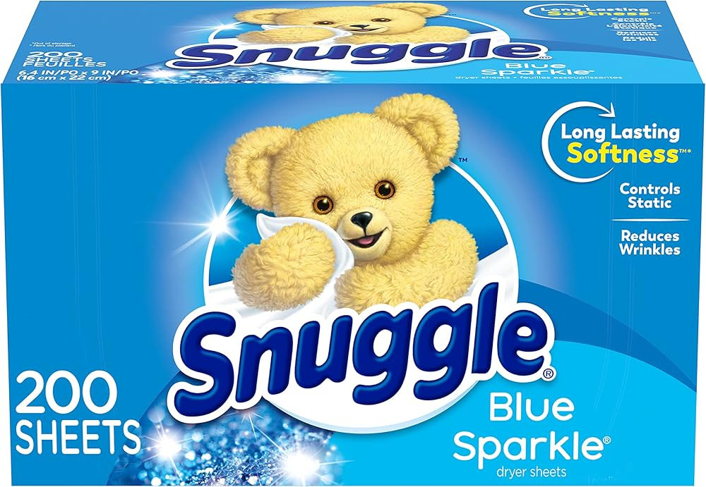 Snuggle Dryer Sheets, Long Lasting Fresh and Clean Scent, Laundry Fabric Softener, Control Static... | Amazon (US)