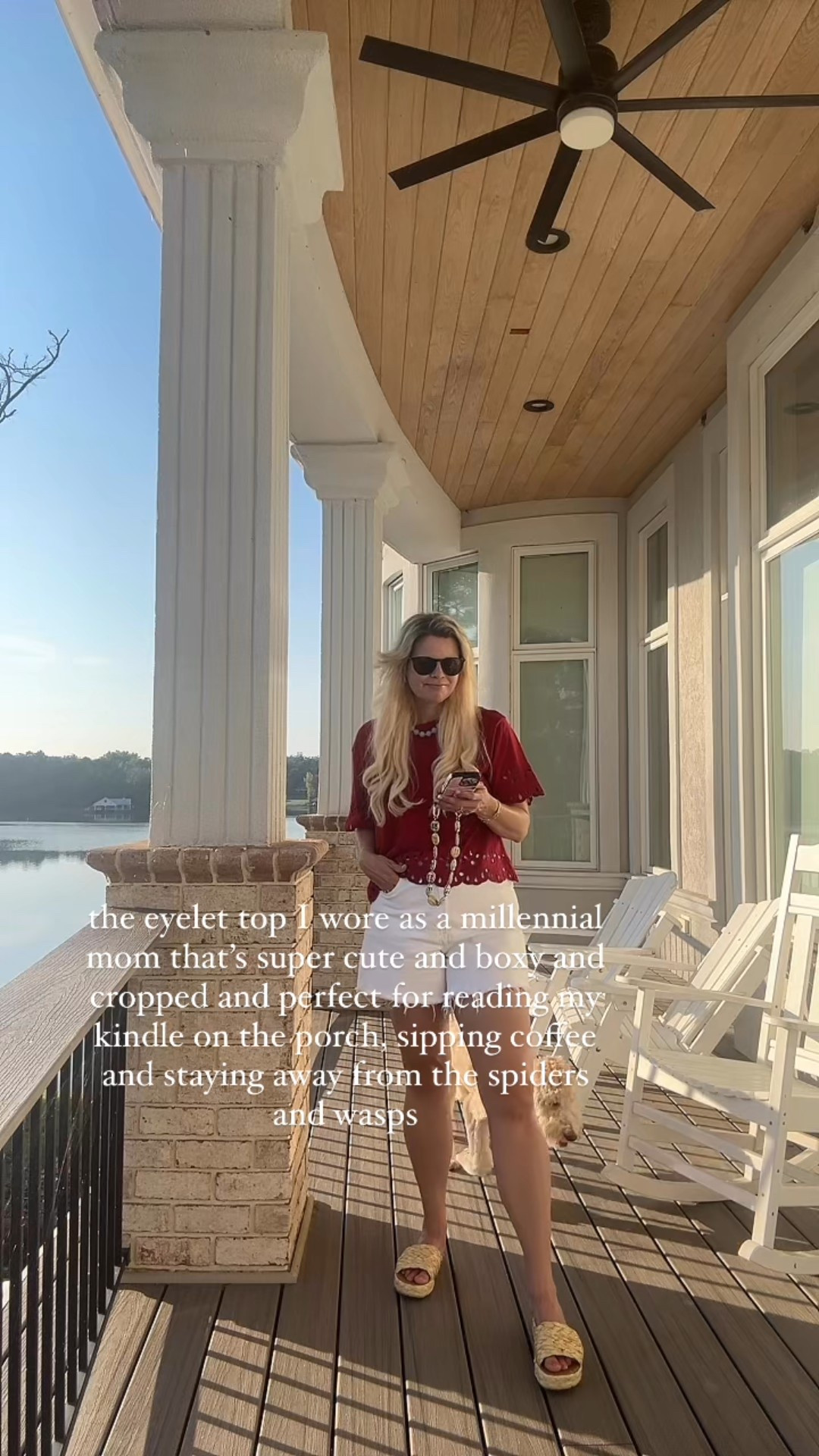 I love thjs boxy cropped eyelet tee - so cute and comfy 
Wearing my favorite shorts and the target shoes that are always on repeat 
Use code HOT15 on my bag strap 
Use code BECKY25 on the jewelry 
Eyelet top, elevated casual, bandolier phone case, Abercrombie shorts, American Eagle top

#LTKItBag #LTKShoeCrush