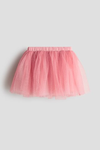 H & M - Glittery Tulle Skirt - Pink | H&M (US + CA)
