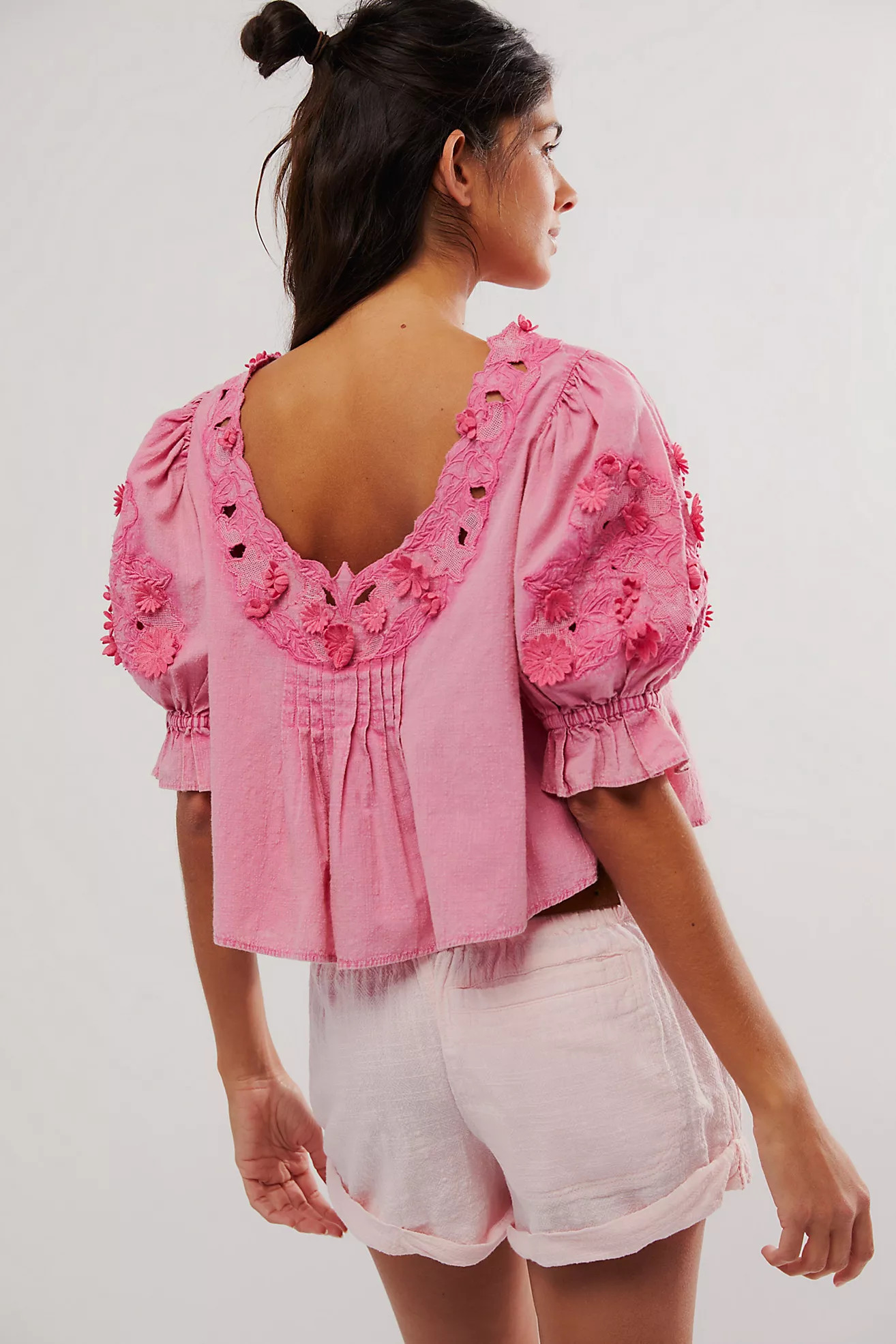 Sophie Embroidered Top | Free People (Global - UK&FR Excluded)