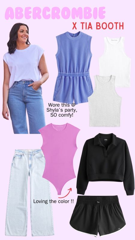 Abercrombie X Tia Booth collection! Super cute summer/spring finds. Loving the purple and blues. Great denim with basic tops to pair together. 

#LTKstyletip #LTKU #LTKfindsunder100