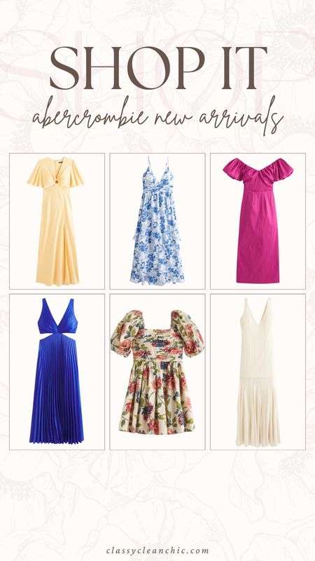 Abercrombie new arrivals. Affordable wedding guest dresses ordered my usual small/2

#LTKParties #LTKWedding #LTKStyleTip