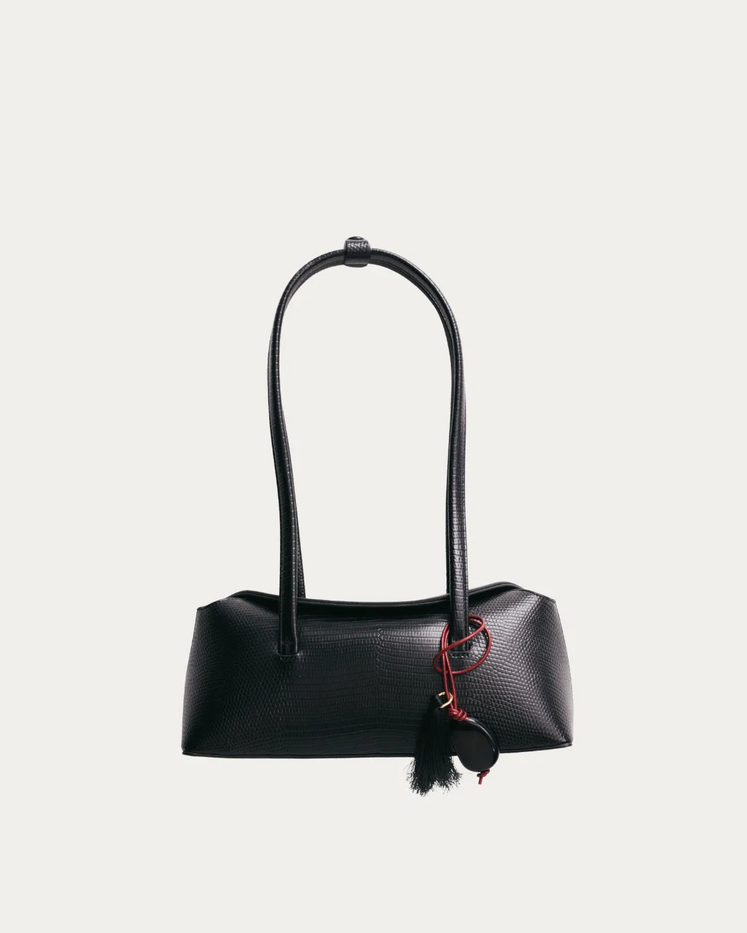 Mini Chrystie Bag Reptile Noir | Freja New York
