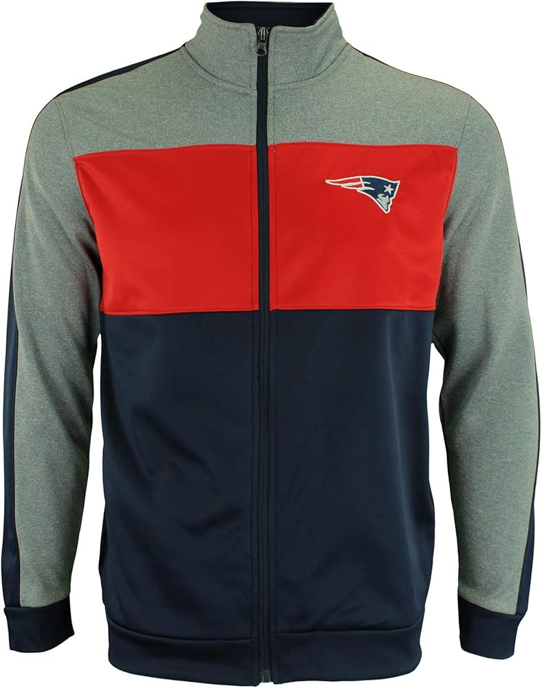 Outerstuff NFL Youth Boys (8-20) Performance Full Zip Stripe Jacket, Team Variation | Amazon (US)