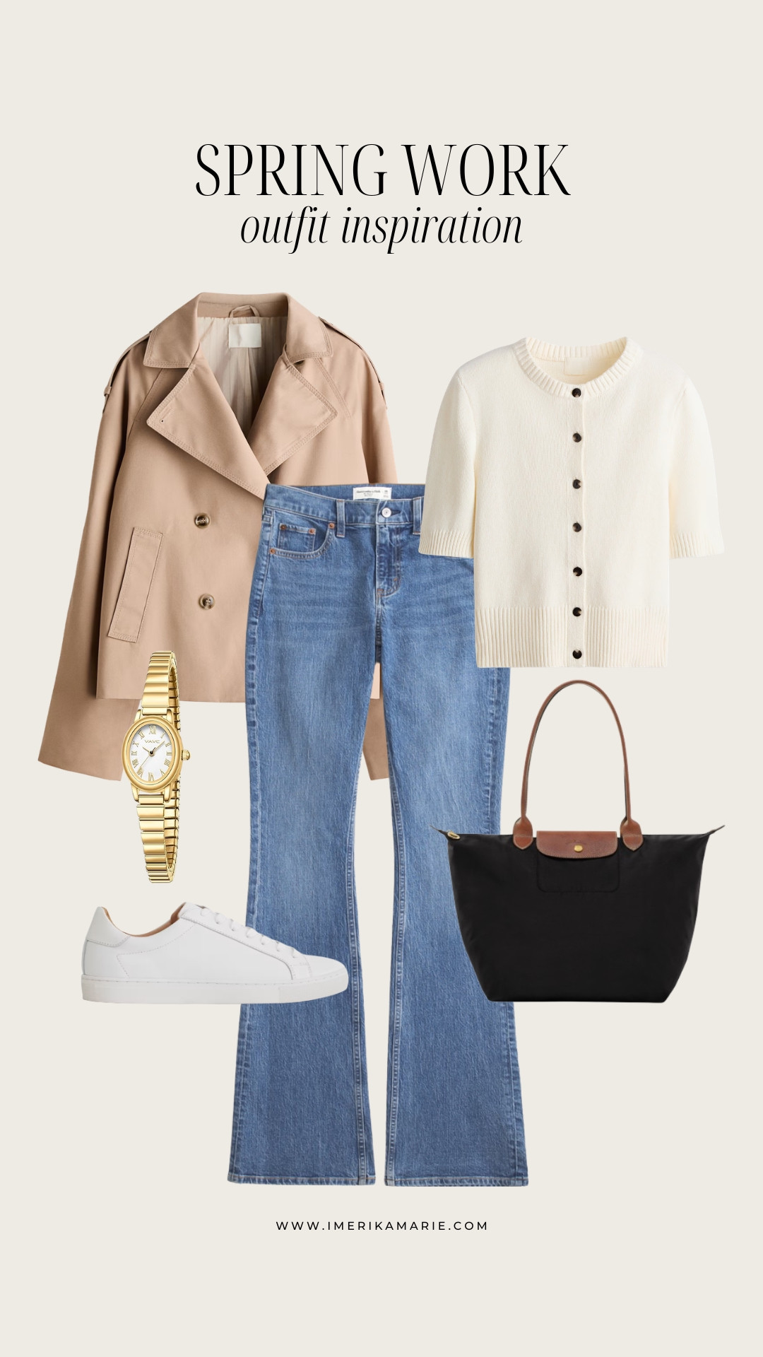 Spring Work Outfit

trench coat, cardigan, jeans, and white sneakers. 

 

#LTKootd #LTKSeasonal #LTKWorkwear