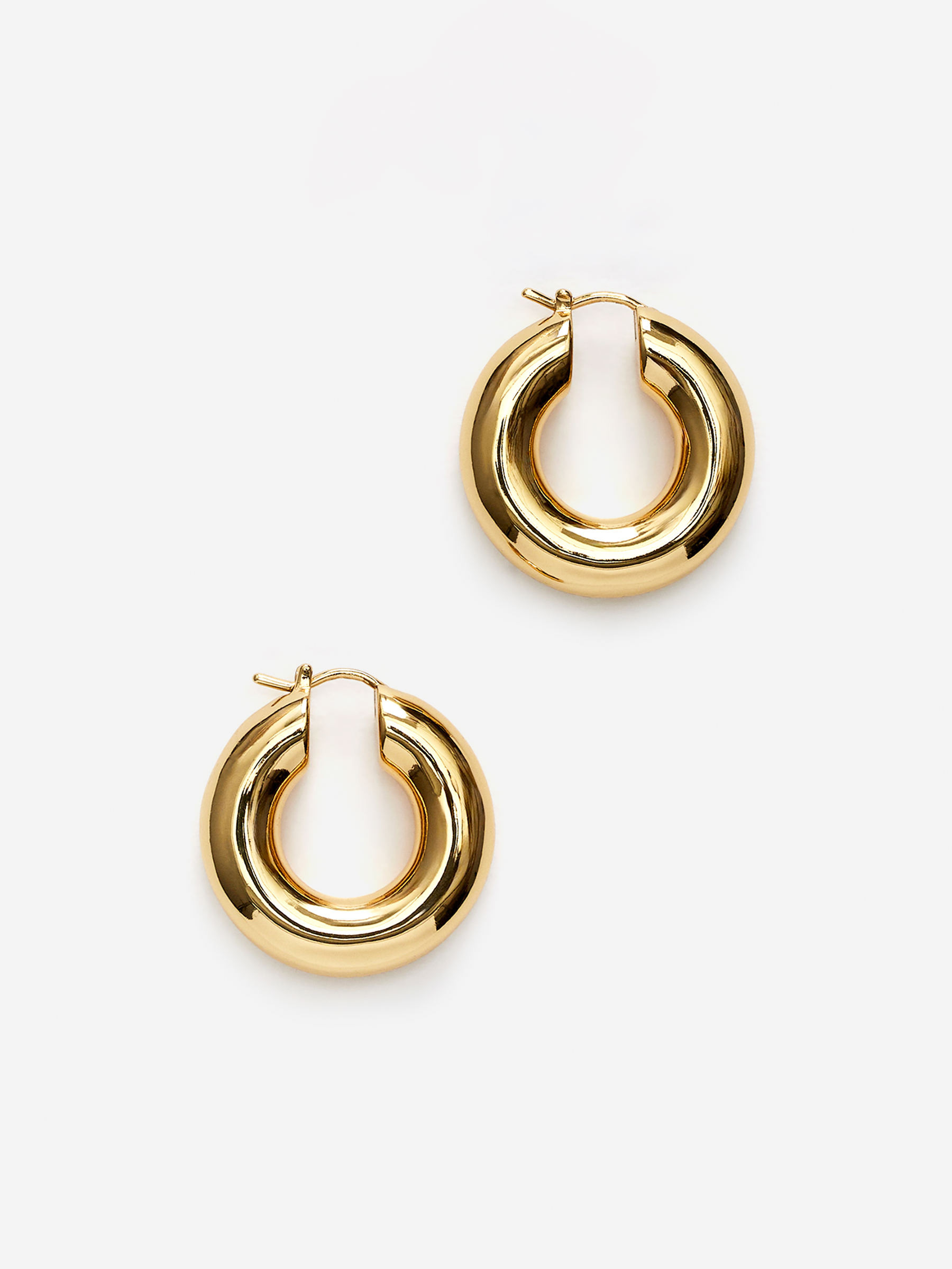 Chunky Hoop Earrings – Gold – Women – ARKET EU | Arket EU