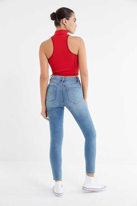 BDG Twig High-Rise Skinny Jean - Light&nbsp;Blue | Urban Outfitters US