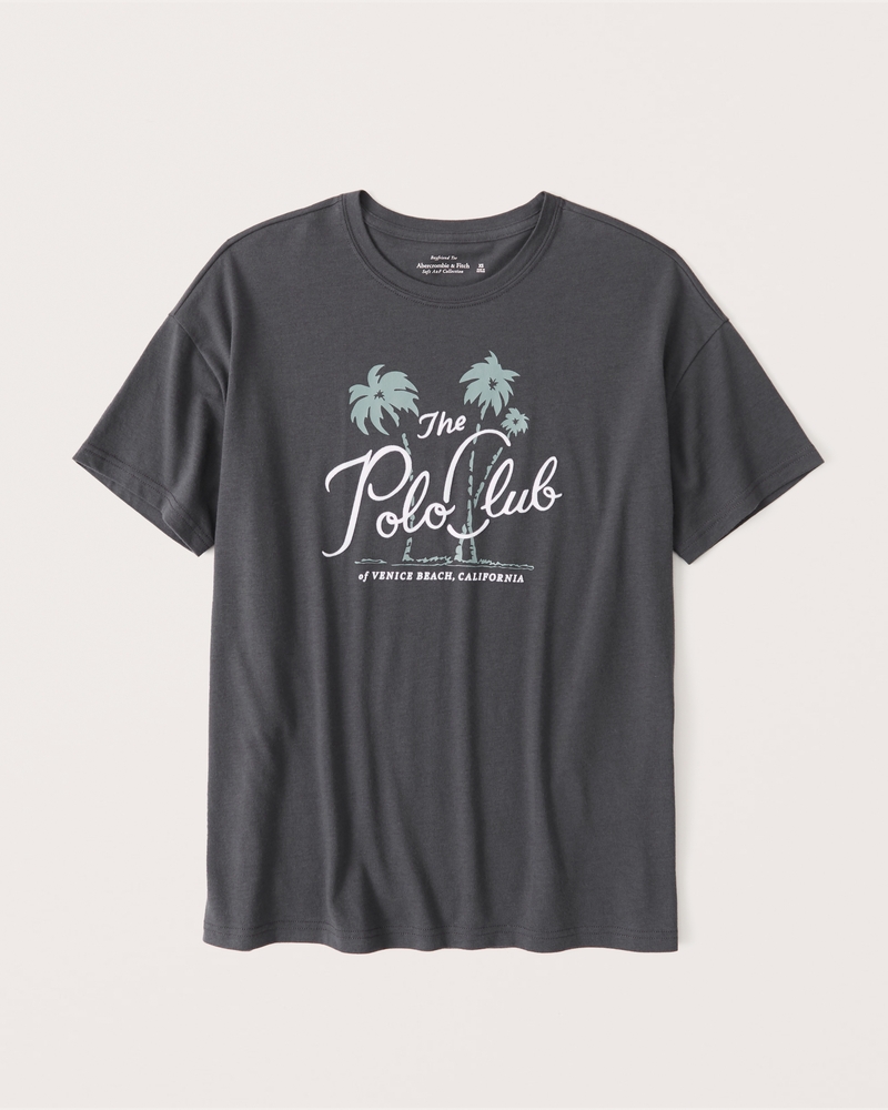 Oversized Boyfriend Graphic Tee | Abercrombie & Fitch (US)