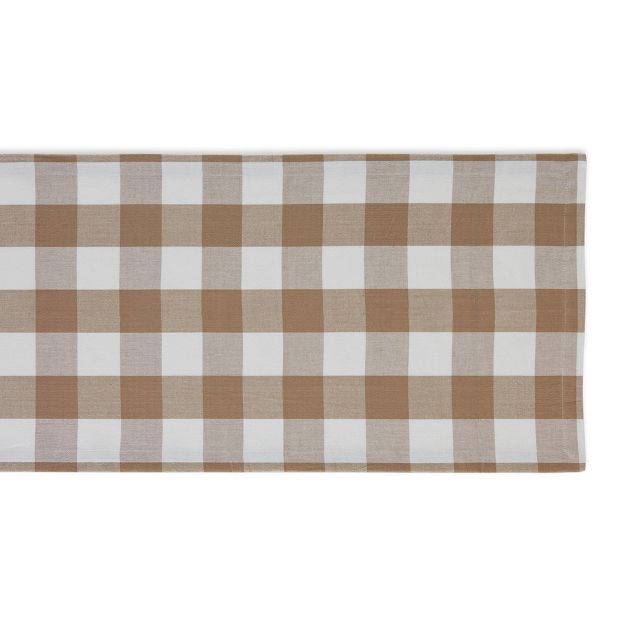 Cotton Buffalo Check Kitchen Table Runner - Design Imports | Target