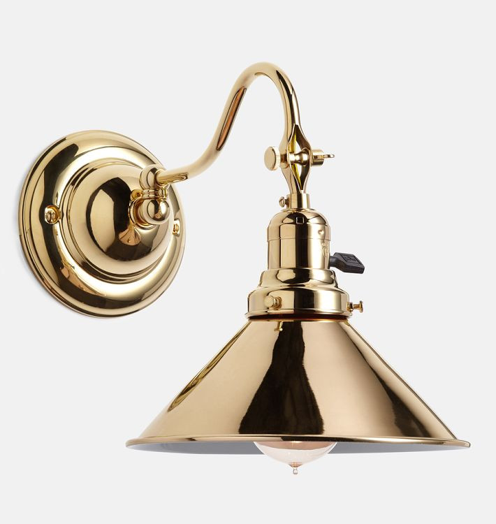Ford's Mill 2-1/4" Fitter Swing-Arm Sconce | Rejuvenation
