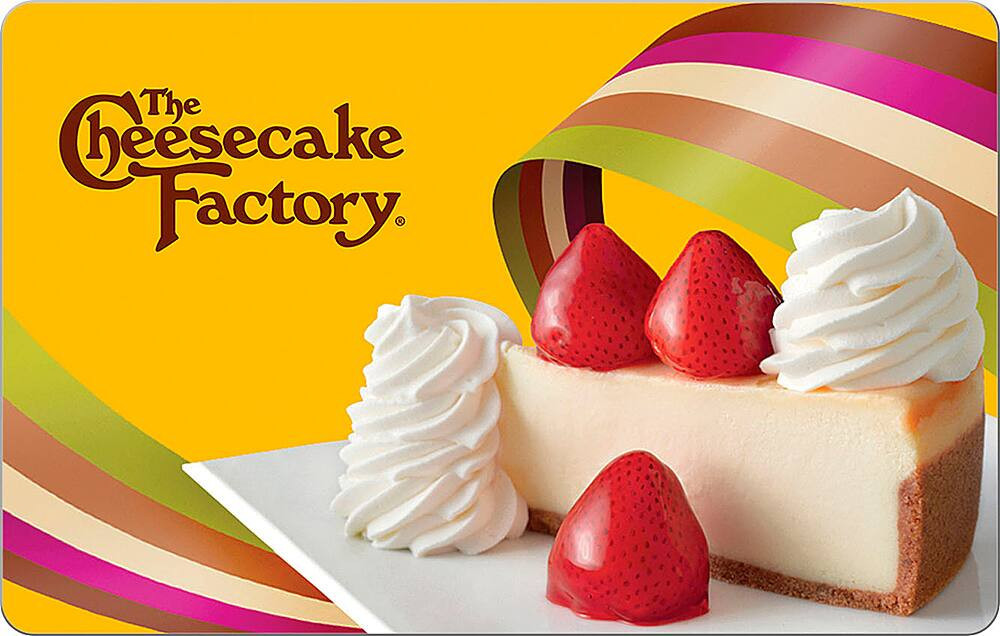 Cheesecake Factory - $25 Gift Card [Digital] | Best Buy U.S.