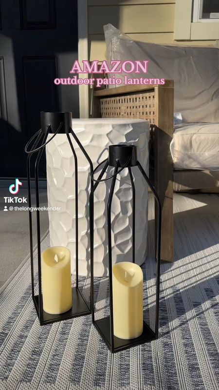 Amazon outdoor patio lanterns for the win! 

lanterns, outdoor patio, home decor, outdoor patio furniture, light fixtures 

#LTKVideo #LTKhome #LTKSeasonal