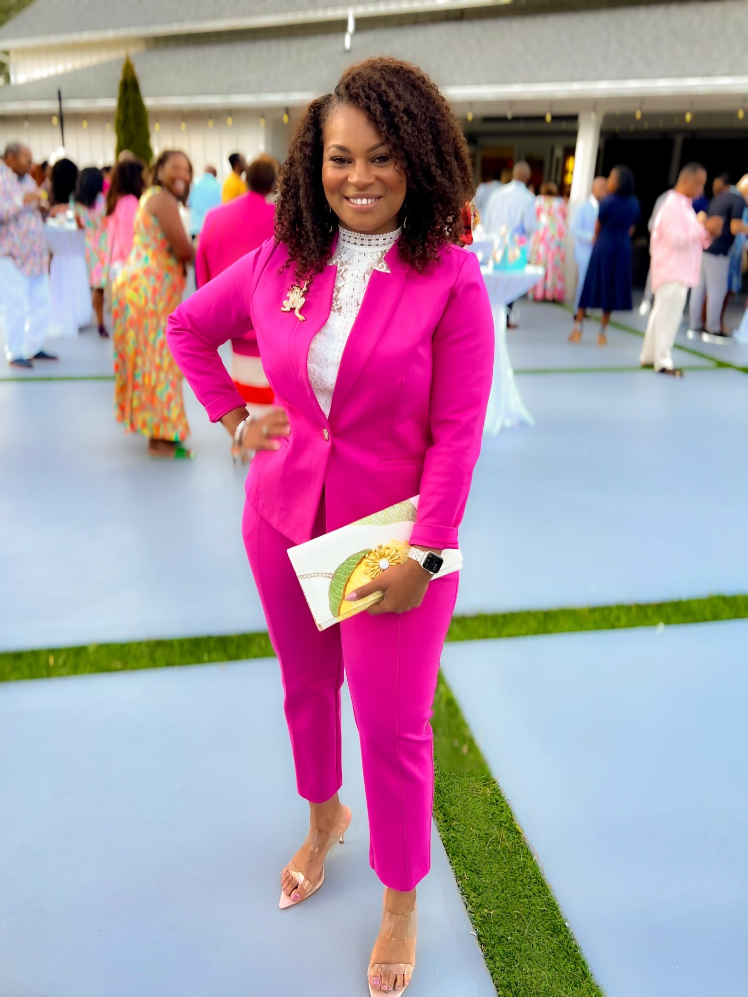 Not-to-Miss sale on this hot pink suit! I get so many compliments every time I wear this. And the fit is incredibly flattering.

#LTKWorkwear #LTKOver40 #LTKSpringSale
