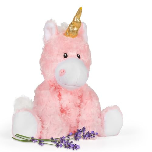 Princess Pink Unicorn - Microwavable & Weighted Plush Stuffed Animal - Heated Plushie for Warmth - Cute, Soft, Cozy Toy for Adults & Children (Boys, Girls, & Toddlers) by Warm Pals | Amazon (US)