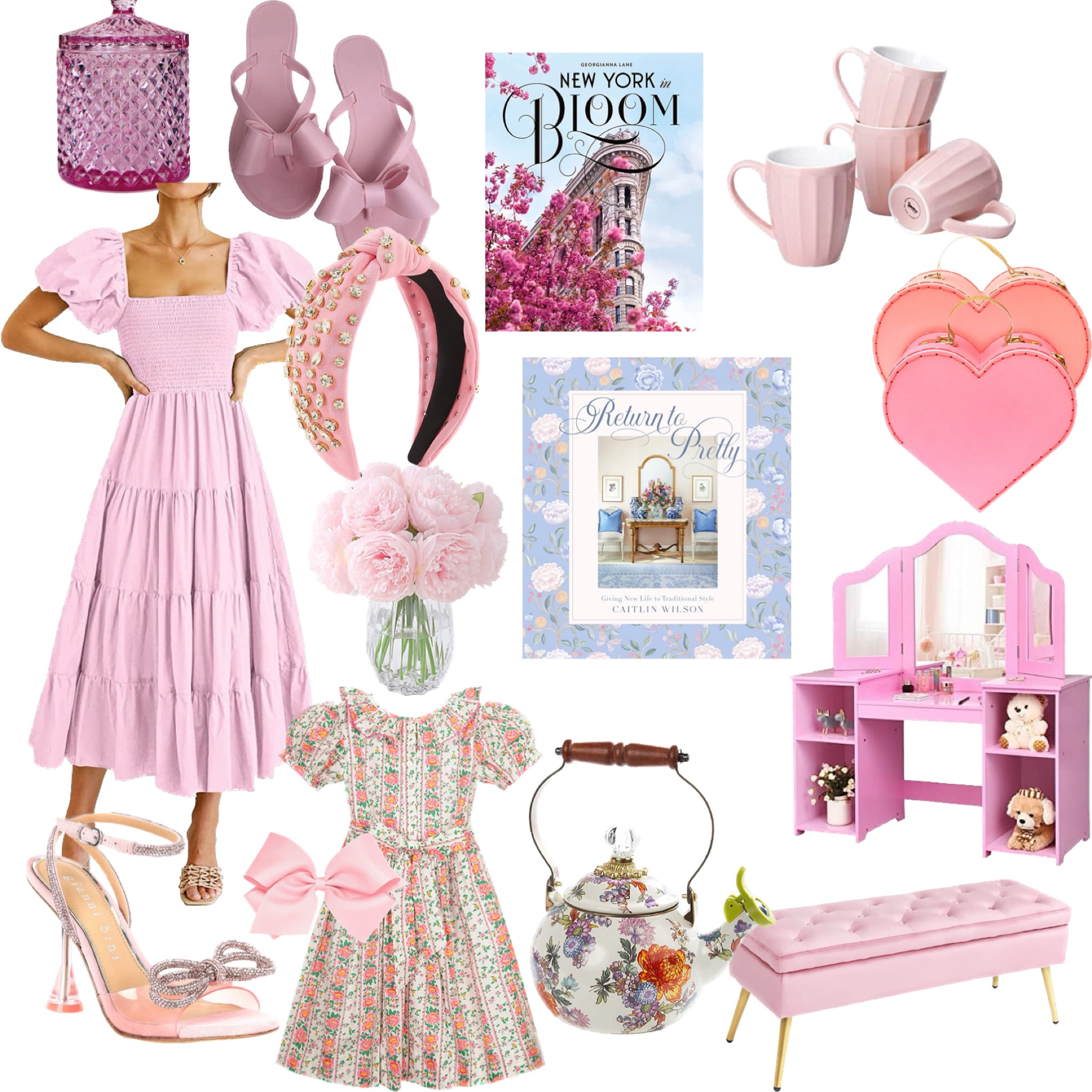 Pinks and florals. 

#LTKstyletip #LTKhome #LTKFind
