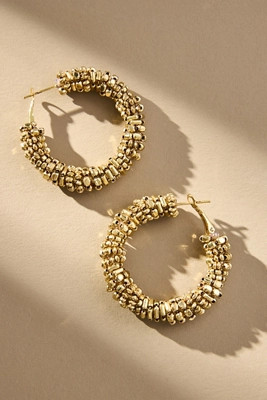 Multi Beaded Hoop Earrings | Anthropologie (US)