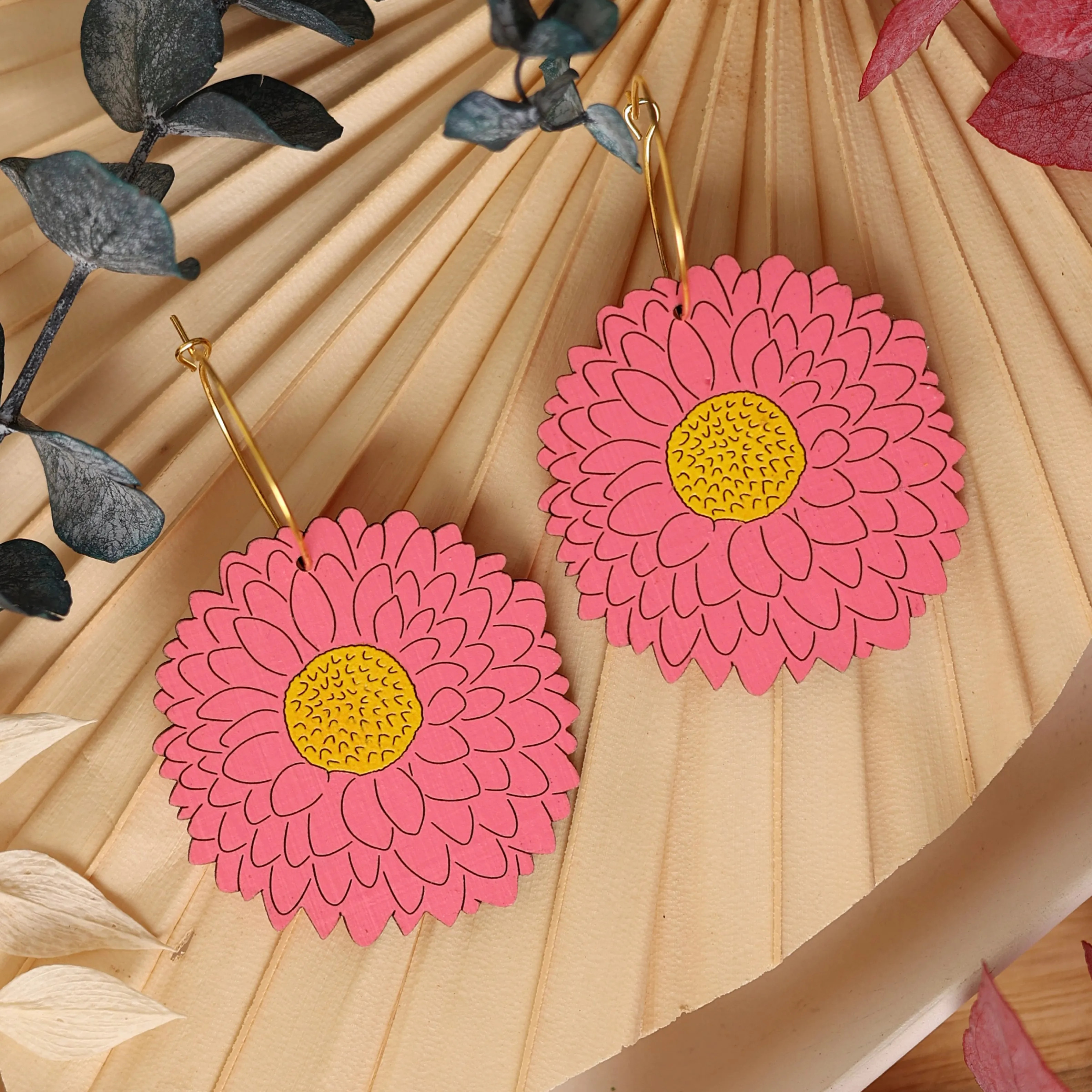 Dahlia Hoop Earrings | Le Chic Miami