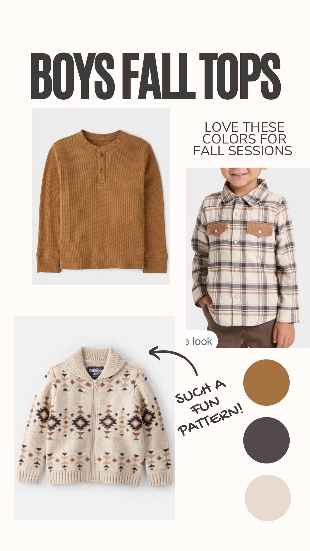 Boys fall session tops! 🍂

#LTKKids