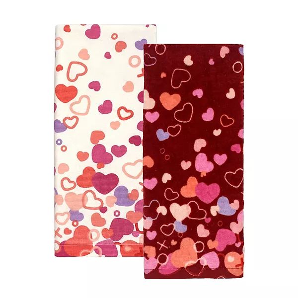 Celebrate Valentine's Day Together Made with Love Kitchen Towel 2-pk. | Kohl's