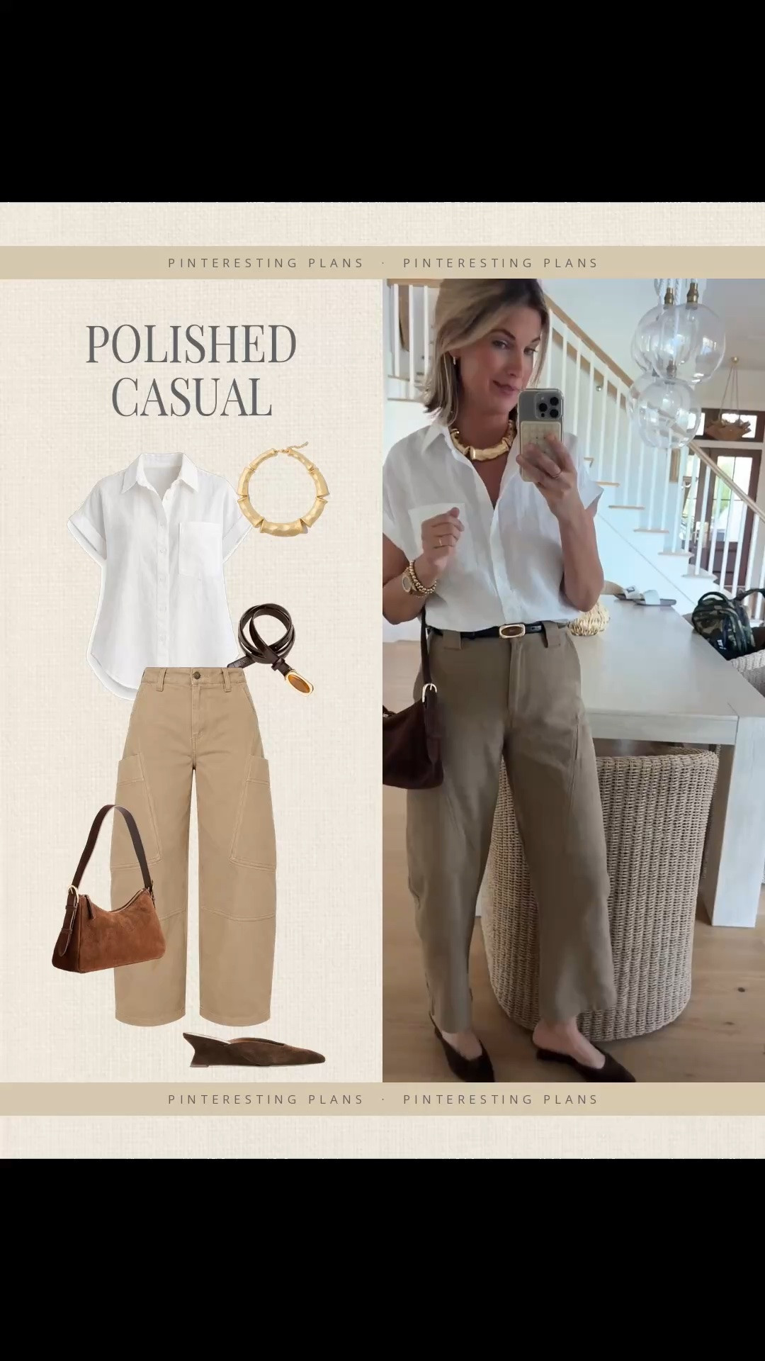 Size small in the top and 4 tall in the pants. Polished casual fall look

#LTKWorkwear #LTKTall #LTKOver40