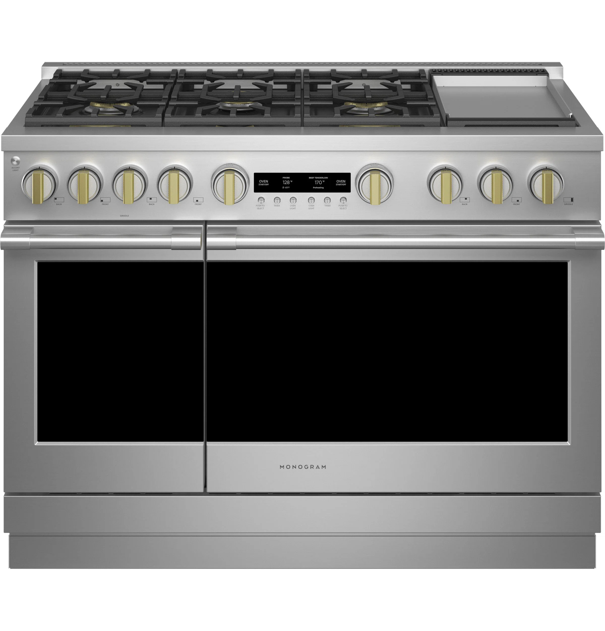 Monogram 48" Professional Range With 6 Burners And Griddle | Perigold