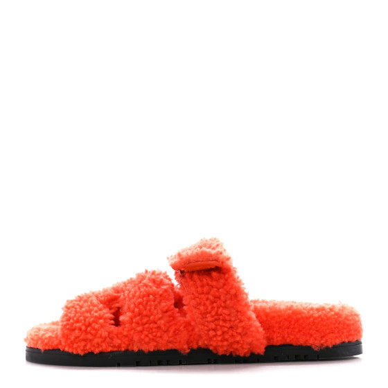 Woolskin Womens Chypre Sandals 35.5 Orange | FASHIONPHILE (US)