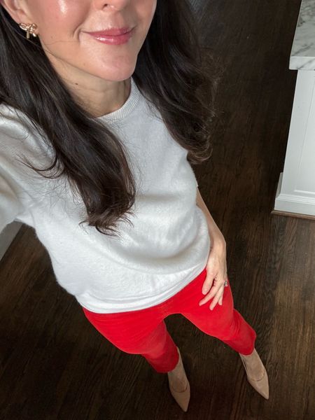 Leaning into Valentine’s Day because it makes work more fun. I have these pants in two colors. You can dress them up or down, and they come in a handful of other colors. 

#LTKover40 #LTKSeasonal #LTKworkwear