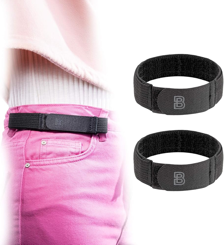BeltBro For Women No Buckle Elastic Belt — Fits 1 Inch Belt Loops, Easy To Use | Amazon (US)
