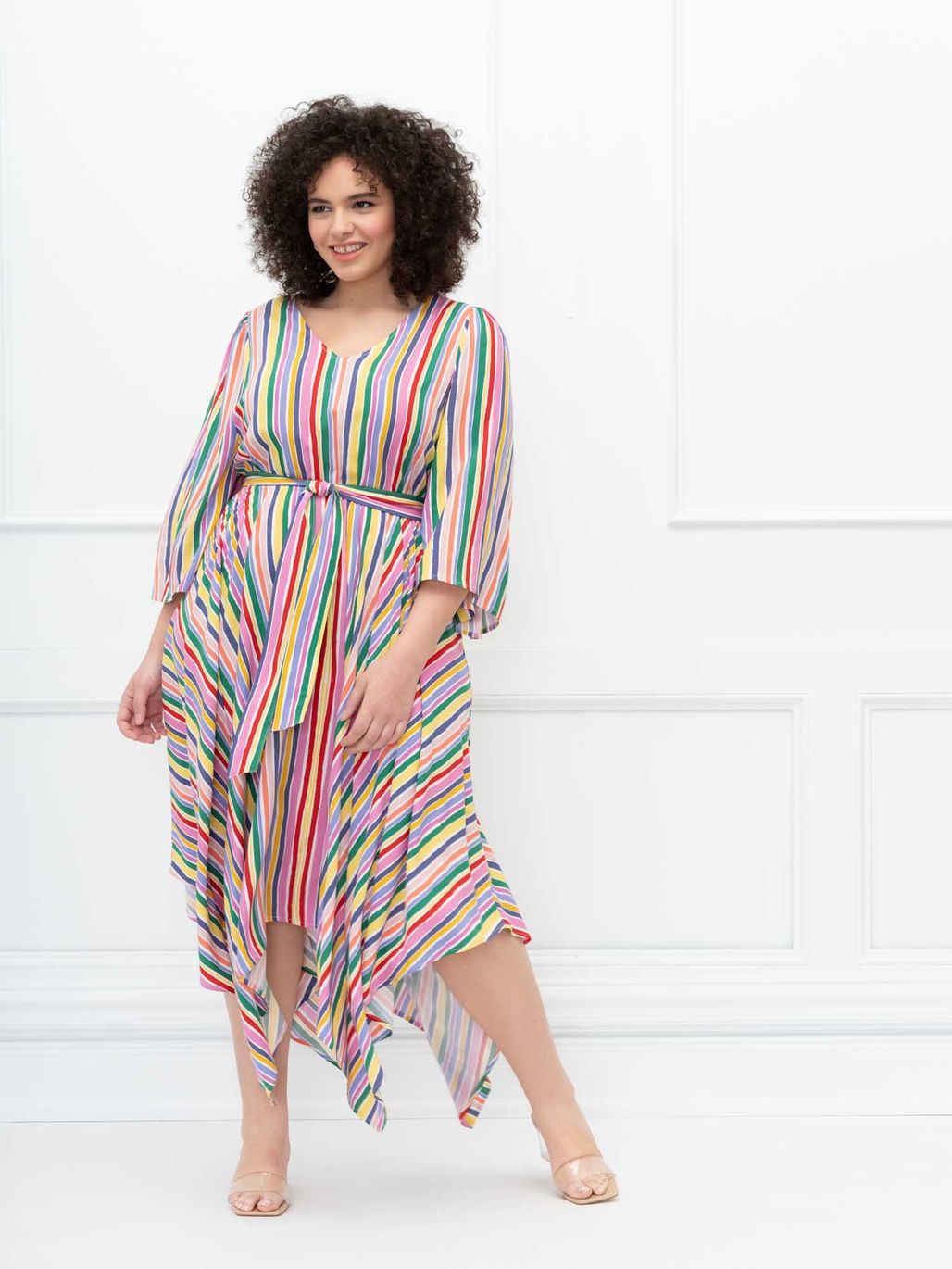 ELOQUII Elements Kimono Sleeve Maxi Dress | Eloquii