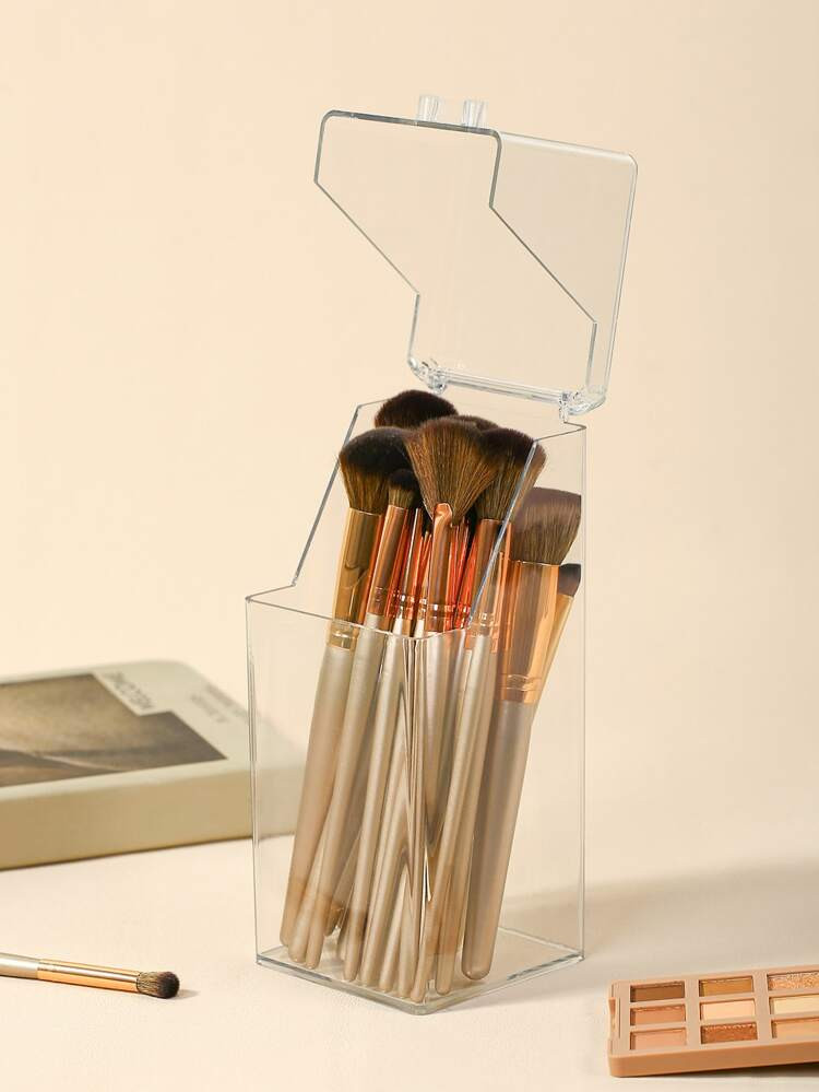 1pc Clear Makeup Brush Storage Bucket | SHEIN