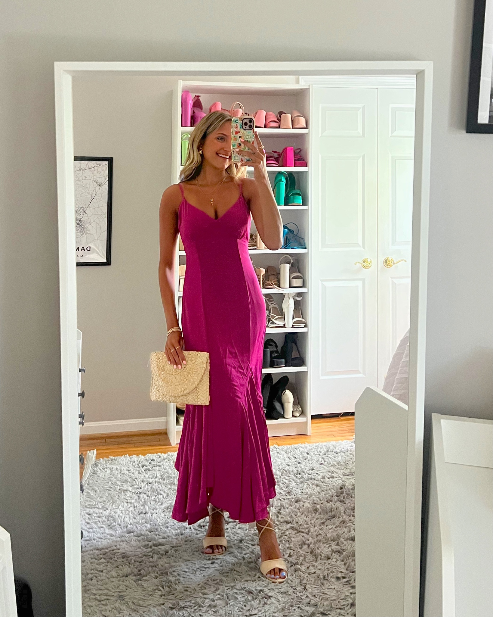 Summer wedding guest dresses from Abercrombie. Get 20% off your purchase this weekend 💛 wearing an XS 