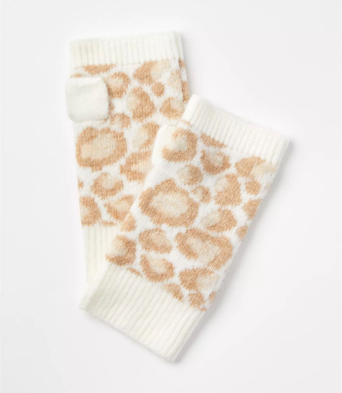 Cheetah Print Fingerless Gloves | LOFT | LOFT