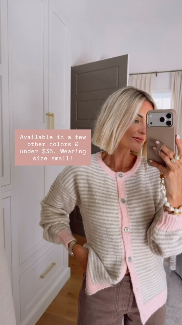 How cute is this cardigan?! Such a great transitional piece as we head into fall! Wearing S.

Loverly Grey, Amazon find, Amazon fashion, striped sweater

#LTKootd #LTKSeasonal