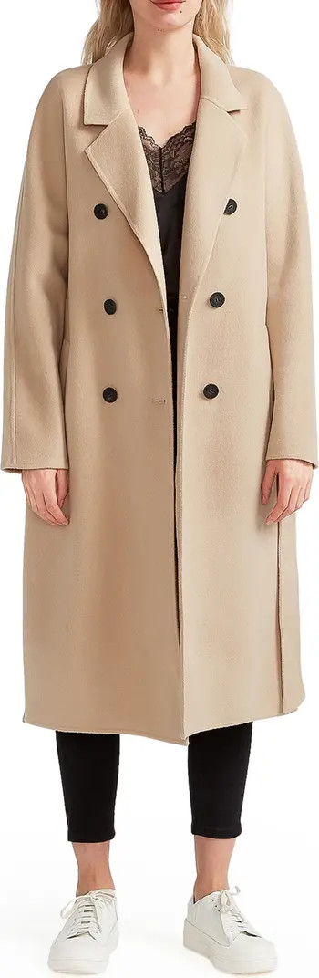 Boss Girl Double Breasted Wool Blend Coat | Nordstrom Rack