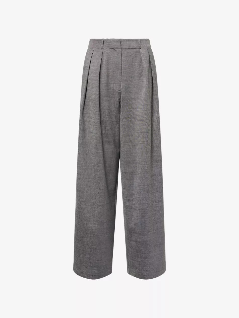 Ripley Pleated Wool-Blend Trousers | Selfridges